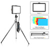 6 inch LED Photography Video Light Panel RGB Filters Lighting Photo Studio Lamp Kit For Shoot Live Streaming Ring Light Tripod