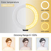 6 inch LED Photography Video Light Panel RGB Filters Lighting Photo Studio Lamp Kit For Shoot Live Streaming Ring Light Tripod