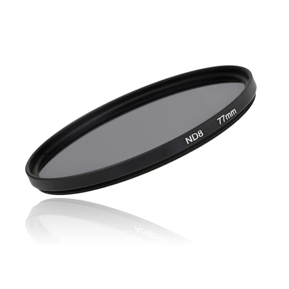 ND Filter Neutral Density ND2 ND4 ND8 Filtors 49MM 52MM 55MM 58MM 62MM 67MM 72MM 77MM 37MM 43MM 46MM for Canon Nikon Sony Camera