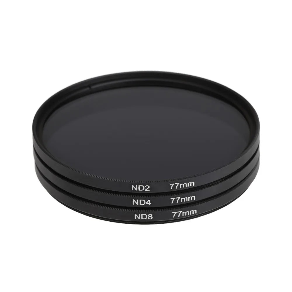 ND Filter Neutral Density ND2 ND4 ND8 Filtors 49MM 52MM 55MM 58MM 62MM 67MM 72MM 77MM 37MM 43MM 46MM for Canon Nikon Sony Camera