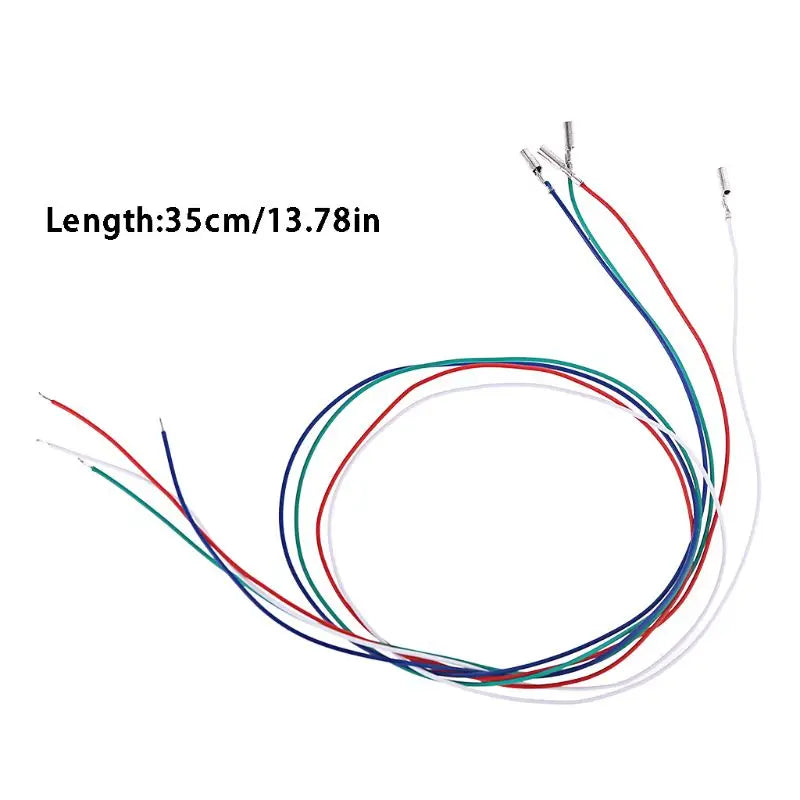 P82F 3/4PCS Universal Cartridge Phono Cable Leads Header Wires for Turntable Phono Headshell Accessories