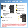 AOCHUAN 3-Axis Handheld Gimbal Stabilizer for Smartphone with Fill Light for iPhone Android Face Tracking Vlog Smart XE