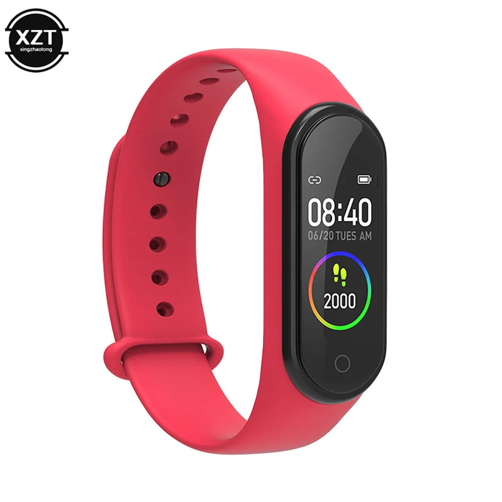 M4 Smart Digital Watch Bracelet IP65 Waterproof with Heart Rate Monitoring Running Calorie Counter Health Sport Tracker