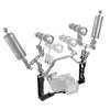 Diving Dual Handle Tray Stabilizer Bracket Rig Bracket Kit w Buoyancy Float Arm Underwater Fill Lights for GoPro 10 DSLR Cameras