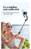 FANGTUOSI New Mobile Video stabilizer Bluetooth selfie stick tripod Wireless cellphone Gimbal Stabilizer For Smartphone Live