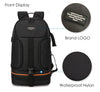 JINNUOLANG Professional Digital SLR Camera Backpack Large Photography Bag Tripod Holder Waterproof Rain Cover Outdoor Hiking