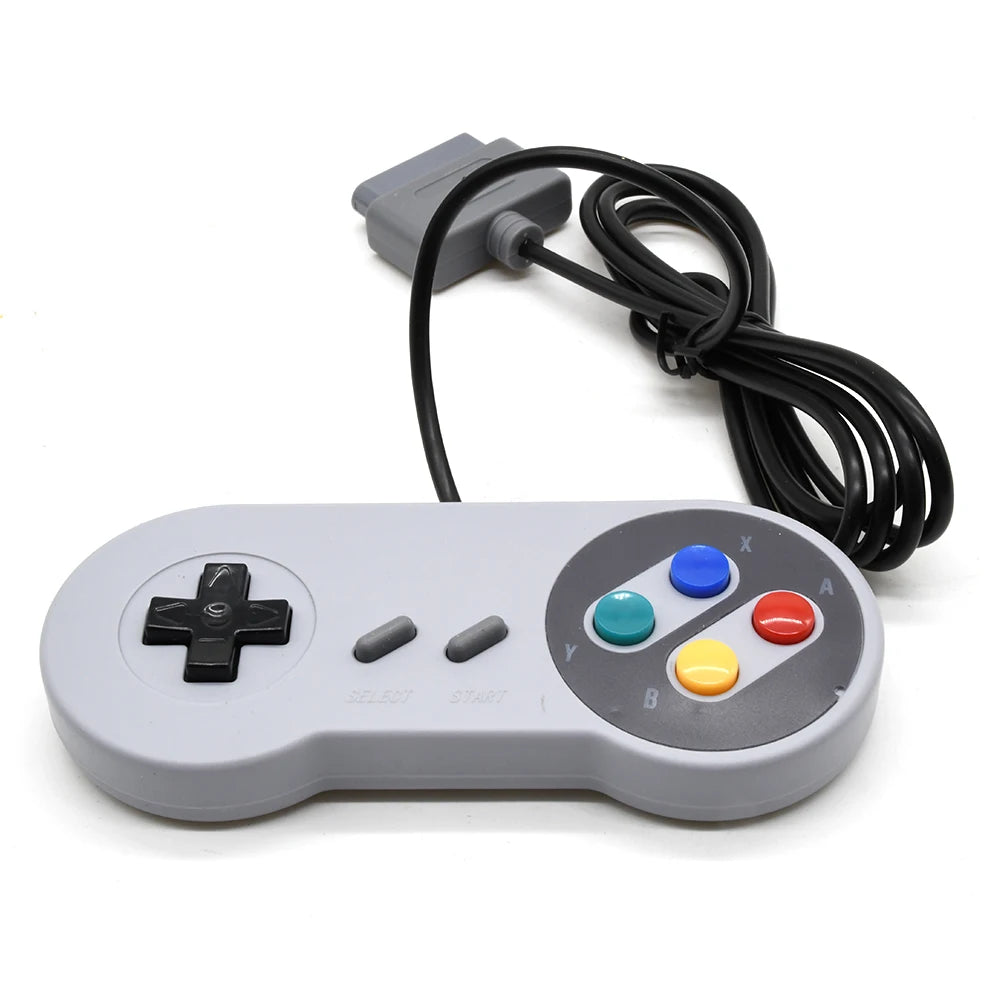 16 Bit SNES Gamepad FC Gamepad High Quality Button Pad Retro Classic Handheld Gamepad Video Game Player TV Mini Gamepad