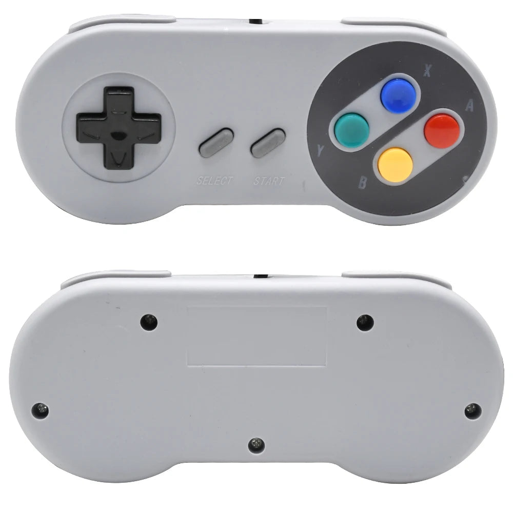 16 Bit SNES Gamepad FC Gamepad High Quality Button Pad Retro Classic Handheld Gamepad Video Game Player TV Mini Gamepad