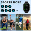 LAXASFIT H9 and H6 Smartwatch Dial to Answer Calls Calorie Tracking Heart Rate Blood Oxygen Monitoring Bluetooth Smart Watch