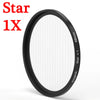 KnightX Star Line Filter For canon nikon dslr photography light d3300 200d 24-105 d5300 49mm 52mm 55mm 58mm 62mm 67mm 72mm 77mm