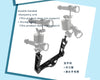 Diving Dual Handle Tray Stabilizer Bracket Rig Bracket Kit w Buoyancy Float Arm Underwater Fill Lights for GoPro 10 DSLR Cameras