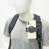 Camera Adjustable Holder with Backpack Shoulder Strap Belt Mount 360° Rotation Universal for DJI Osmo Action Insta360 GoPro Hero