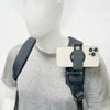 Camera Adjustable Holder with Backpack Shoulder Strap Belt Mount 360° Rotation Universal for DJI Osmo Action Insta360 GoPro Hero