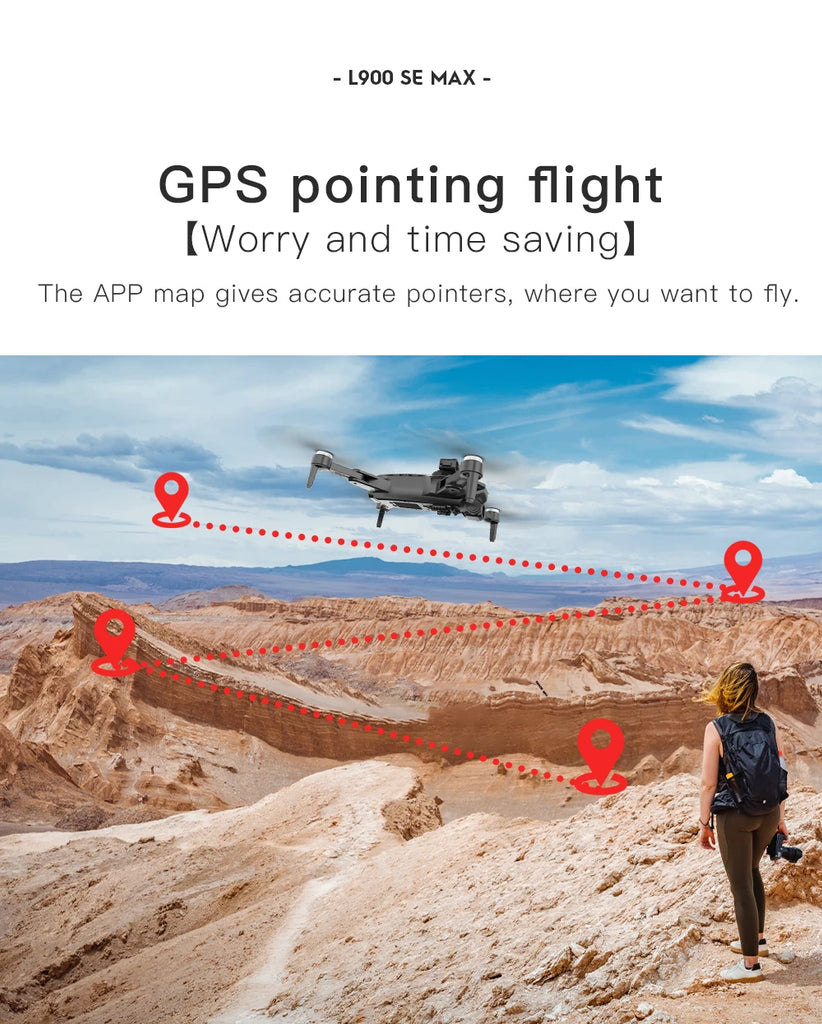 New L200 PRO MAX 4K Professional Drone GPS EIS Dual Camera Obstacle Avoidance Flight 2-axis PTZ Brushless Helicopter GPS RC toys