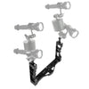 Diving Dual Handle Tray Stabilizer Bracket Rig Bracket Kit w Buoyancy Float Arm Underwater Fill Lights for GoPro 10 DSLR Cameras