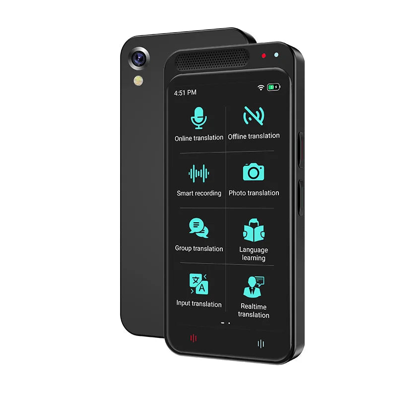 138 Languages Z6 Portable Smart Voice Translator Real-time Multi-Language Speech Interactive Offline Translator Business Travel