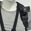 Camera Adjustable Holder with Backpack Shoulder Strap Belt Mount 360° Rotation Universal for DJI Osmo Action Insta360 GoPro Hero