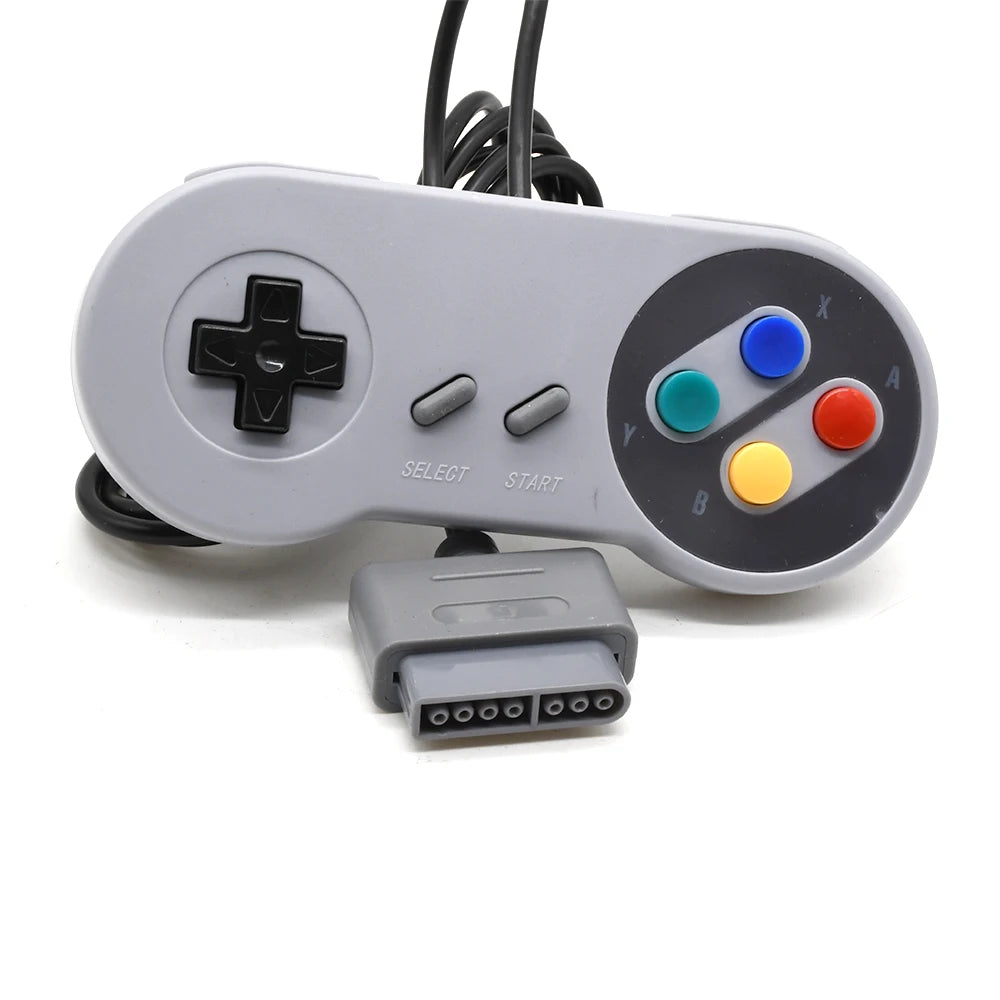 16 Bit SNES Gamepad FC Gamepad High Quality Button Pad Retro Classic Handheld Gamepad Video Game Player TV Mini Gamepad