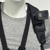 Camera Adjustable Holder with Backpack Shoulder Strap Belt Mount 360° Rotation Universal for DJI Osmo Action Insta360 GoPro Hero