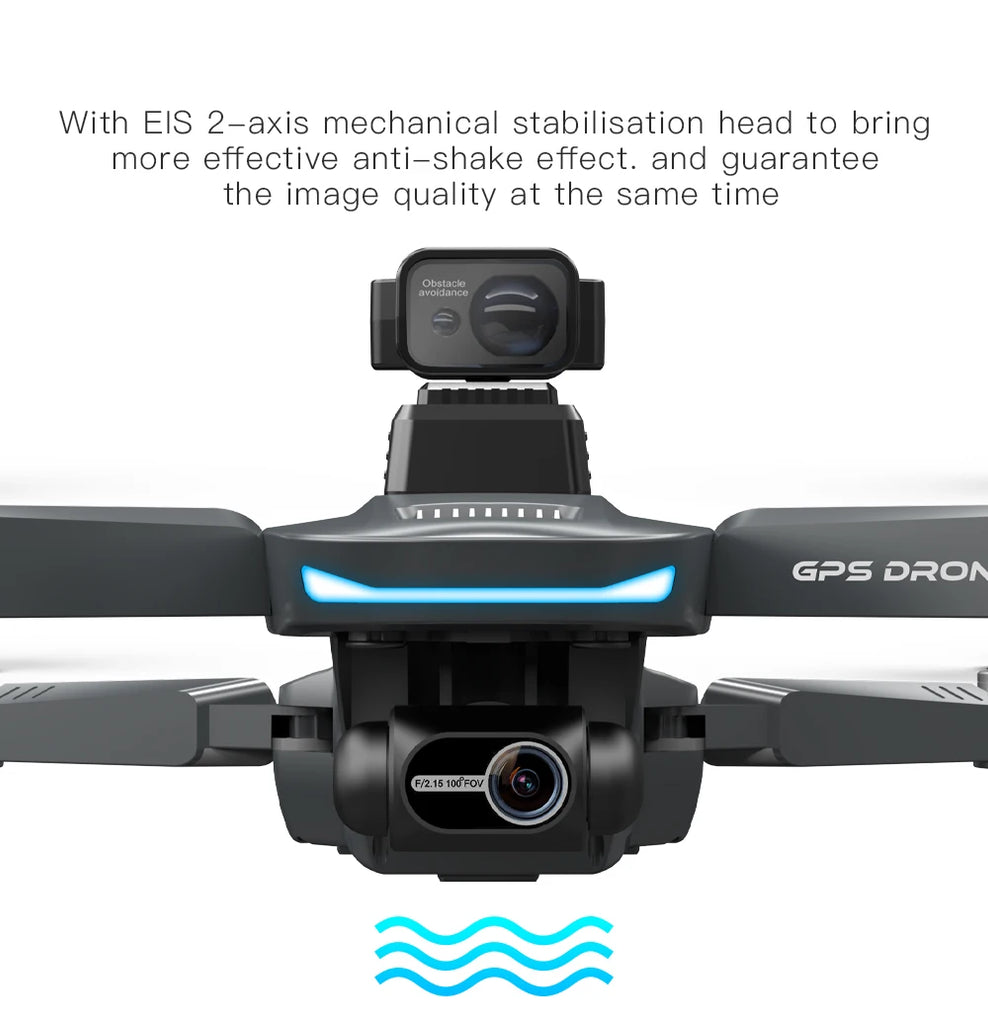 New L200 PRO MAX 4K Professional Drone GPS EIS Dual Camera Obstacle Avoidance Flight 2-axis PTZ Brushless Helicopter GPS RC toys