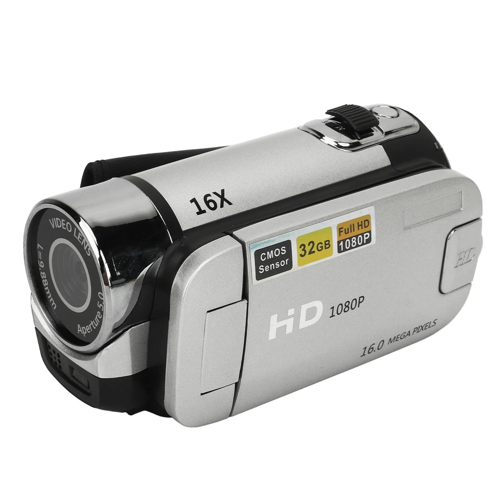 D90 1080P 16MP Digital Camera 2.4 Inch Rotatable Screen Camcorder 16X Zoom HD Video Recorder with Fill Light new