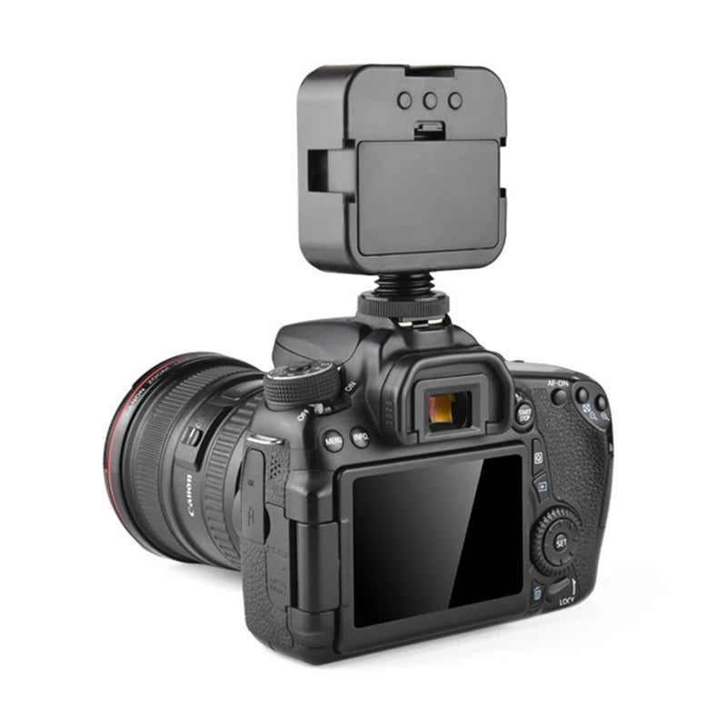 6500K Led Video Light Camera Fill Lights Rechargeable Fill Lamp Portable Photography Lighting for Dji Sony Dslr Canon Cameras