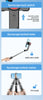 FANGTUOSI New Mobile Video stabilizer Bluetooth selfie stick tripod Wireless cellphone Gimbal Stabilizer For Smartphone Live