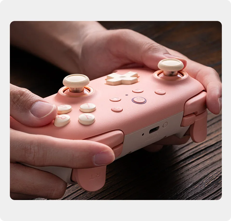 8BitDo Ultimate 2C Wireless Gaming Controller，Gamepad with Hall Effect for PC, Windows 10, 11, Steam Deck, Raspberry Pi, Android