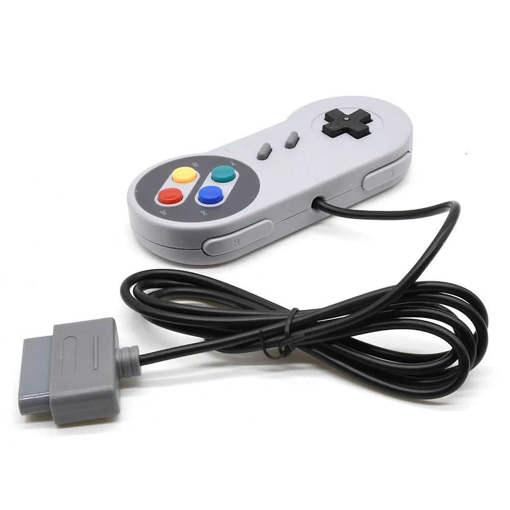 16 Bit SNES Gamepad FC Gamepad High Quality Button Pad Retro Classic Handheld Gamepad Video Game Player TV Mini Gamepad